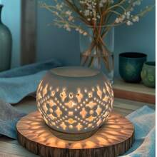 Large Hollow Coin Shaped Aroma Diffuser, Home Decor Fragrance Burner, Holiday Gift