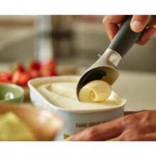 Joseph Joseph Elevate Ice Cream Scoop With Easy Trigger Release And Integrated Tool Rest For Improved Hygiene Non-Slip Handle Design Ideal For Kitchen Use And Dessert Serving - than đá - Xem 5