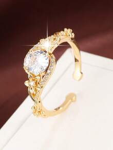 1 件精致简约五角星开口戒指，适合日常佩戴，适合食指 - 戒指 - 查看 20