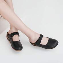 Women's Fashion-Forward Sport Mules: Perforated Breathable Platform Sandals With Arch Support & Adjustable Strap | Orthopedic-Enhanced Slide Sandals For Beach, Vacation & Casual Outings | Comfortable Thick Sole Design With  Technology.Women's Summer Black Wedge Sandals.Sandalias De Mujer Elegante,Zapatillas Elegantes De Mujer, - 黑色 - 查看 6