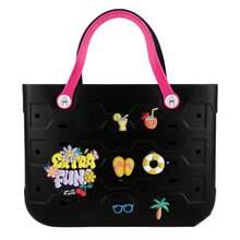 CSjihua Extra Large Capacity Breathable EVA Women's Beach Bag, Oversized EVA Handbag, EVA Tote Bag, EVA Shoulder Bag, EVA Basket Bag, EVA Beach Bag - Lightweight And Durable Solid Color Open Design, Large Waterproof And Washable Sturdy Open Women's Handbag, Suitable For Beaches, Outdoor Swimming Pools, Sports And Fitness, Shopping Malls, Picnics And Camping - Fashionable Holiday Accessories, Beach Bags, Festivals, Casual Outings, Holiday Gifts - Nhiều màu - Xem 15