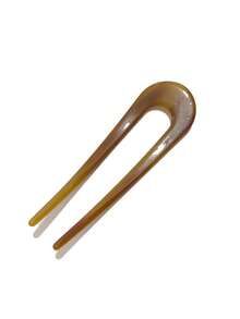 1pc Women's Ombre Acetate U-Shaped Hair Clip, Suitable For Daily Use, Suitable For Thin Or Normal Hair Volume, Wedding, Hair Accessories, Head Accessories - Coffee Brown - View 7