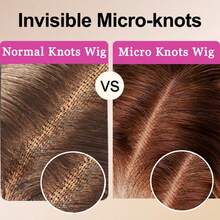 13x4/13x6 Transparent Lace Front Wig, 8-34 Inches Brown Natural Wave, Plug And Play, Pre-Plucked High Definition Lace Front Wig, 200% Density Synthetic Fiber And Protein Fiber Blend. 8-16 Inch Bob Wig With Baby Hair, Women, Pre-Cut Lace, Suitable For Chocolate Brown #4 Wavy Hair. - Brown - View 7