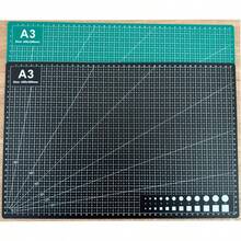 1pc/3pcs Extra Large Cutting Board Mat - A5/A4/A3 Size Self-Healing Board With Grid Lines & Diagonal Cutting Guides For Fabric, Paper, Cardboard - Heavy-Duty Craft, DIY, Office, School, Technical Drawing - Compatible With Cutting Machines (Compatible With A0-A3 Paper Sizes) - Green Grid Layout & White Border For Precise Alignment - Multicolor - View 14