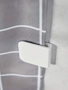 1/2/4 Kẹp rèm tắm đa năng - Chống bắn nước, Viscose và nhựa - Thiết kế sáng tạo, dễ dàng lắp đặt và trang trí phòng tắm phong cách Phụ kiện phòng tắm - Nhiều màu - Xem 3