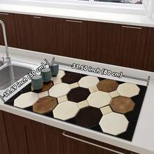 厨房餐具沥水垫 吸水速干咖啡沥水垫 餐垫 餐具沥水垫 餐具地毯 - 花色 - 查看 15