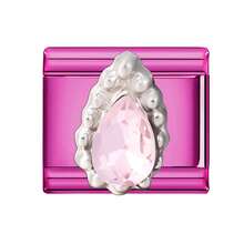 1pc Modular Bracelet, Rose Red Series, With Butterfly, Heart, Bow Elements, Rhinestone Design, Urban Casual Style, Essential For Christmas & Halloween, Autumn Tones, Local , Practical & Fashionable