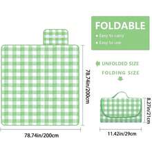 户外野餐垫，防水防潮露营垫，加厚露营垫，沙滩帐篷地垫，春季郊游