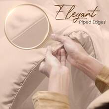 Utopia Bedding - Edredón de 250 g/m2 para todas las estaciones edredón de plumón ultra suave relleno de fibra siliconada cosido en caja - Beis - Ver 5