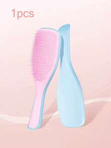 1 pieza Cepillo desenredante, cepillo desenredante para cabello rizado, liso, húmedo y seco, peine para adultos, peines profesionales para todo tipo de cabello - desenredar, alisar y masajear el cuero cabelludo - cerdas de nailon, mango de plástico ABS, cepillo, cepillo desenredante, cepillo de bola, juego de mini cepillos para el cabello, peine de madera, herramientas para el cabello, cepillo para el cabello, equipo de peluquería, peinado, peluquería, cepillo para el cabello, juego de cepillos para el cabello, peine para el cabello, peine para rizos, cepillo desenredante, cepillo para el cabello de mujer, barbero, accesorios de barbero, barbería, equipo de peluquería