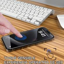Jasinber 2-Pack Protector de Pantalla Mica de Vidrio Cristal Templado Compatible con 15 Plus y iPhone15 Pro 6.Pulgadas (2 Pack) - 2 - Ver 6