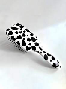 1pc Mini Rectangular Animal Pattern Hair Brush, Cheetah Edge Brush,ABS Material In Snake, Cow, Zebra, Leopard Print With Breathable Rubber Air Cushion,Hair Brush,Comb,Hair Tools,Hair Products And Accessories For Barber Salon Beauty Travel Essentials,Back To School,Travel Holiday Essentials,HairAccessories For Women