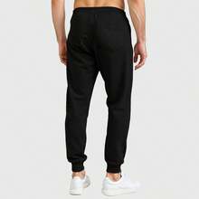 Kit Of 2 Men's Plain Flannel Sweatpants With Back Pocket - Negro/Plomo - Ver 4