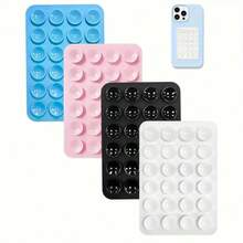 Set de 4 piezas/2 piezas Agarre de silicona para teléfono, adecuado para todos los modelos de teléfonos, soporte adhesivo para teléfono, manija adhesiva de teléfono con manos libres, soporte de agarre de teléfono para selfie y video compatible con iPhone, teléfonos Android, regalo para cumpleaños, familia, amigos, soporte para teléfono, accesorios para teléfono