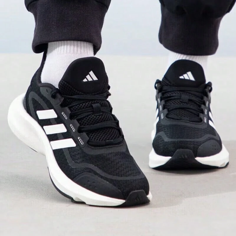 Adidas Women's Shoes, All-Season Comfortable, Durable, Shock-Absorbing Casual Running Shoes. - Black and White - View 1