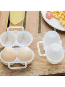 3/4 Layer Transparent And Light Blocking Egg Display Base, Automatic Egg Rack, Elastic And Anti Damage Frame For Refrigerators And Tables, Easy To Clean And Wash, Industrial Food Supply Equipment, Kitchen Organization Side Rack, Egg Storage Box - Multicolor - View 7