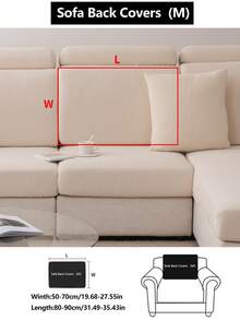 1 件弹力沙发套,防滑全覆盖沙发座套,适合所有季节,布艺加厚沙发套,可机洗,防尘,宠物友好,家居装饰,可调节,适用于转角沙发、卧室、办公室、客厅 1/2/3/4 座 - 米色 - 查看 17