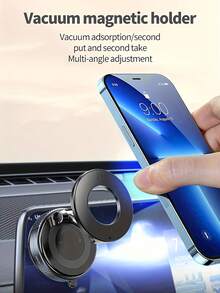 新款磁吸式车载手机支架 - 可折叠，360°可调节真空吸盘支架，多角度调节，适用于各种场景的便捷车载手机支架 - 彩色 - 查看 8