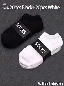 100pcs/80pcs/50pcs/30pcs/20pcs/10pcs/8pcs/4pcs Comfortable, Moisture-Wicking, Anti-Bacterial, Breathable Knit Lined Socks - Great Mother's Day Gift, No Show Socks Suitable For Men And Women, Long Socks, Sweat-Absorbing, Odor-Resistant, Elastic & Soft, Fashionable Solid Colors, No Show Socks Suitable For Spring, Summer, Autumn, Winter, Casual Wear, Daily Wear, And Yoga/Sports Activities