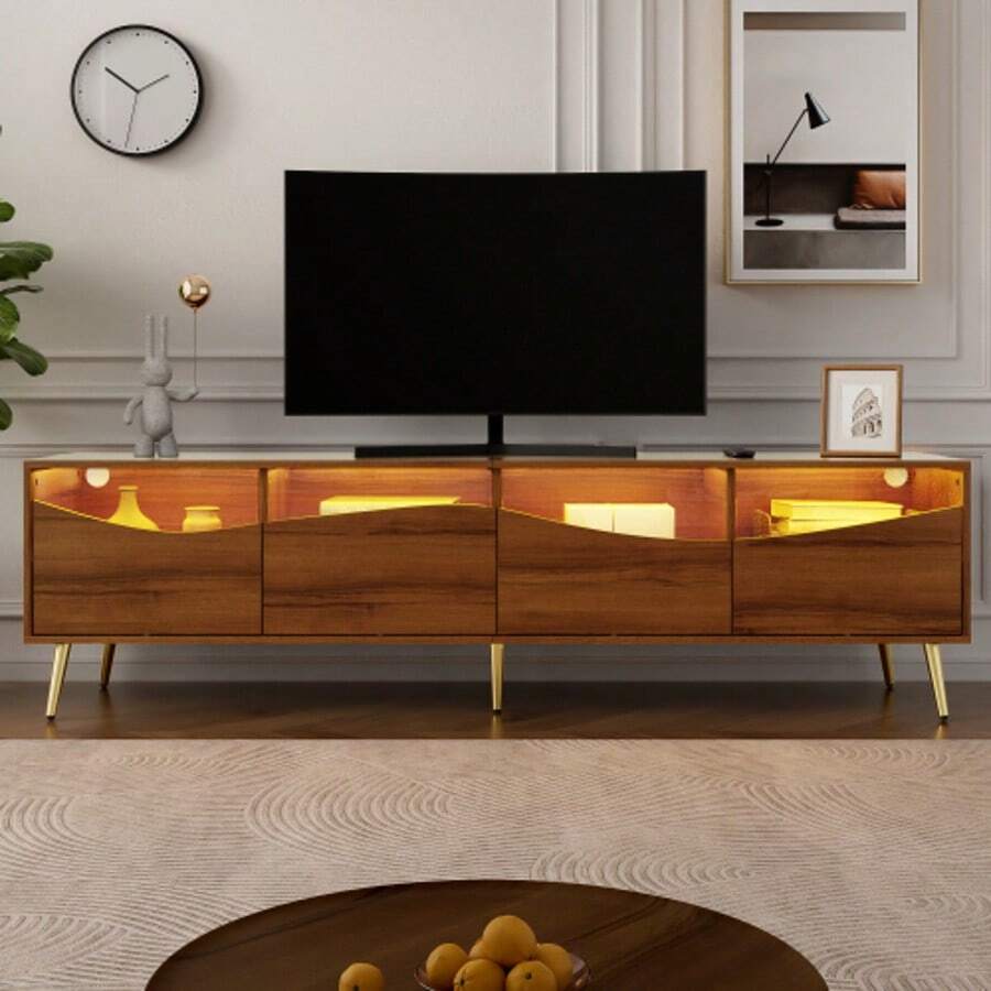 Television Stands & Entertainment Centers - Wood - View 1