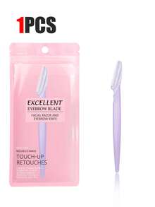 30pcs Exquisite Bagged Men's And Women's Facial Razors, Eyebrow Trimmers And Facial Hair Removers, Facial Hair Removal, Men's And Women's Facial Razors, Hair Trimming Tools, With Precision Sleeves, Hair Removers, Eyebrow Trimmers, Easy To Carry For Travel 1/3/6/12/24pcs (Pink)