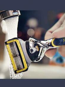 GILLETTE Isi Ulang Pisau Cukur ProGlide Shield untuk Pria, 2X Strip Pelumas, Upgrade Pisau Proglide, Pencukur Jenggot Tajam, 8 Isi Ulang Pisau. - MultiWarna - View 9