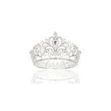 CIEHER Small Crown For FFgirls Cake Topper - Mini Princess Tiara Birthday Wedding Cake Decorations With AB Rhinestones{Inchcolor_nameinch:InchSilverAbRhinestonesinch} - SilverAbRhinestones - Xem 1