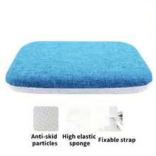 单件式波西米亚风花卉餐椅垫 - 加厚防滑座椅套，带系带，适合全年家居和办公装饰，波西米亚风格地垫