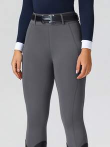 ROYALS MATTINI 女式马术马裤，全座硅胶防滑耐用马裤，带口袋，速干，适合骑马运动