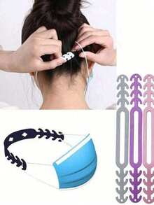 4/8pcs Mask Ear Protector, Adjustable Mask Extender Ear Saver Clips, Adult Mask Strap Holder, Non-Slip, Pain Relief