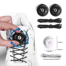 1Pair Sneaker ShoeLaces Elastic No Tie Shoe Laces - Creative Lazy Laces Quick Rubber Shoelace Shoestrings