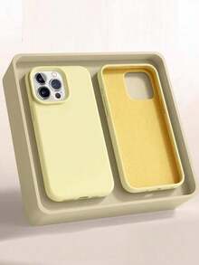 2.0mm Thick Liquid Silicone Phone Case Compatible With Apple 16, 15, 14, 13, 12, 11 Pro Max, Galaxy S24U, S23, S22, S25 Series, Full Body Protective Cover Waterproof Shockproof Anti-Fall Scratch Resistant - 款式1(1件) - 查看 10