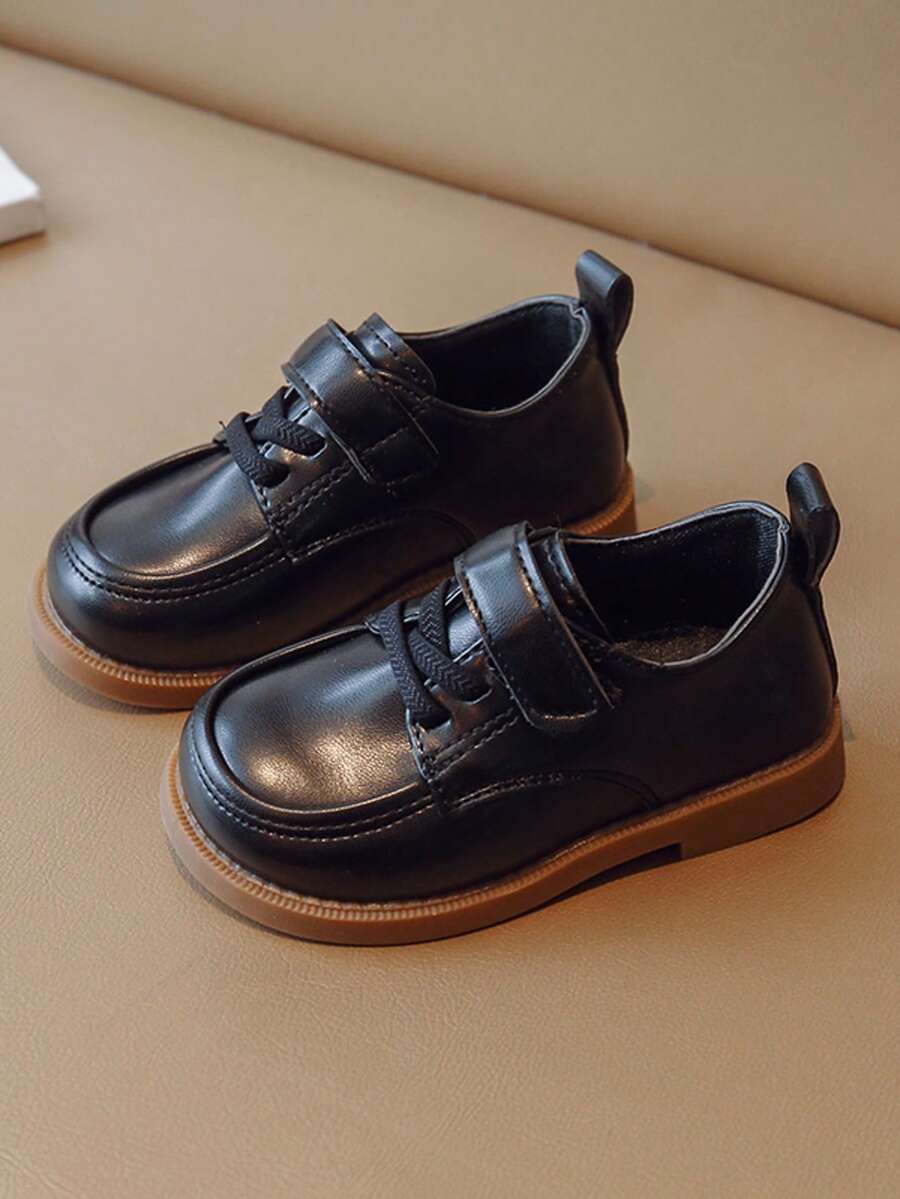 Scarpe eleganti per bambini, di colore unito semplici e alla moda, confortevoli per occasioni formali, adatte per autunno/inverno
