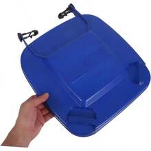 Cabilock Trash Can Lid Plastic Outdoor Garbage Can Cover For Trash Containers Light Grey Replacement - Blue - View 4