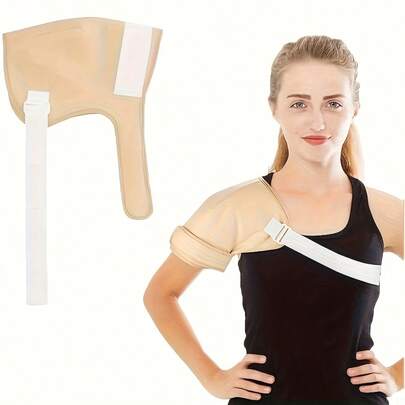 1pc Castor Oil Shoulder Wrap, Comfortable Shoulder Protection And Relaxation, Castor Oil Shoulder Wrap, Reusable, Machine Washable, Simple Adjustable Design, Essential For Spring, Summer, Autumn And Winter