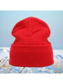 Winter Warm Boys' And Girls' Knitted Hats Cute Knitted Hats Children's Knitted Hats Youth Knitted Hats Outdoor Windproof Hats Customized Photo Logo - A - View 18