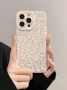Cheetah,Leopard Print 1pc Fashionable Leopard Print Full Coverage Anti-Slip Soft Phone Case Compatible With IPhone 11, 12, XR, 13, 13 Pro, 13 Pro Max, 14, 14 Pro, 14 Pro Max, 15, 15 Pro, 15 Plus, 15 Pro Max, 16, 16 Pro, 16 Plus, 16 Pro Max, 17 Air, 17 Pro, 17 Pro Max - Multicolor - View 4