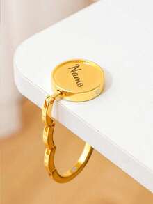 1PC Custom Personalized Fashion Bag Rack Handbag Hanger Folding Hook Rack Portable Key Rack Table Hook Hardware Travel Outdoor Storage Hanger - Multicolor - View 4