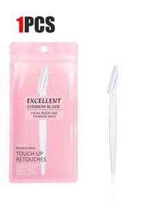 30pcs Exquisite Bagged Men's And Women's Facial Razors, Eyebrow Trimmers And Facial Hair Removers, Facial Hair Removal, Men's And Women's Facial Razors, Hair Trimming Tools, With Precision Sleeves, Hair Removers, Eyebrow Trimmers, Easy To Carry For Travel 1/3/6/12/24pcs (Pink)