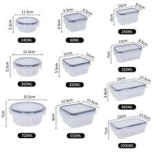 24PCS Food Storage Containers With Lids Airtight, Plastic Food Containers For Kitchen Storage Organization, Leakproof Meal Prep Containers With Labels & Marker - transparente - Ver 6