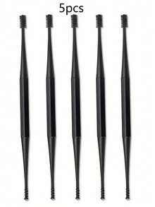 2pcs Silicone Ear Scoops, Earwax Cleaning And Massage God Ear Cleaner, Double-Headed Spiral Ear Scoops, Ear Picking Tools, Ear Picking Rods