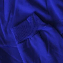 Printed  Hoodie | "So Many Books, So Little Time" Vintage - Royal Blue - View 6