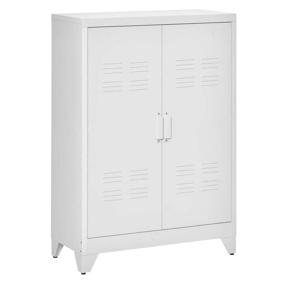 HOMCOM Classeurs - Blanc - Voir 1