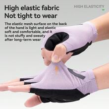 ROCKBROS 1pc Riding Half Finger Gloves Summer Mountain Road Bike Full Short Fingers - Nhiều màu - Xem 6