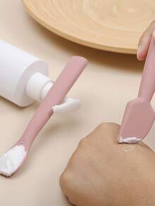 1set Baby Bum Brush Diaper Cream Spatula Wipe-Clean Soft Silicone Baby Spatula Diaper Cream Applicator Infant Accessories