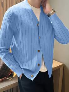 Men Cardigans - Black - View 7