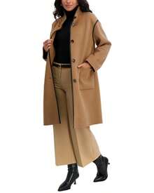 Tahari Sydney Long Wool-Blend Coat - Nhiều màu - Xem 2