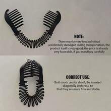 1/2个装发夹 - 柔软香蕉马尾夹，适用于普通及蓬松发型，握感舒适，多功能造型工具，适用于沙龙及家庭，垂直美发工具，灵活香蕉夹，马尾夹，发梳，适合女士发饰，打造蓬松发型，时尚发夹，美发师用品发饰，女士，秋季，旅行，美发工具，女士配饰，美发用品，秋季，头发，发饰，女士发饰，旅行，发饰，女士发饰，美发工具，美发用品，用品，美容配饰，礼物，旅行，女士礼物，美发用品，圣诞礼物 - 彩色 - 查看 11