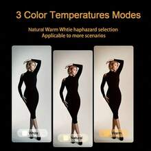 Portable Selfie Light, Suitable For Cameras, Smartphones, Makeup, Video Blogs, Content Creation, Vlogging , Smartphone Light, Photographer Suitable For Selfies And Live Streaming, Photography, Portable Light Selfies Live Streaming Photography Portable Light - Black - View 4