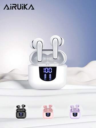 Auriculares inalámbricos K06, sonido de alta calidad, larga duración de la batería, baja latencia, pantalla HD, adecuados para deportes, juegos y música